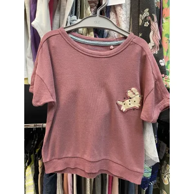 Tricou Bumbac Reserved Mov Cu imprimeu pentru Fete 104