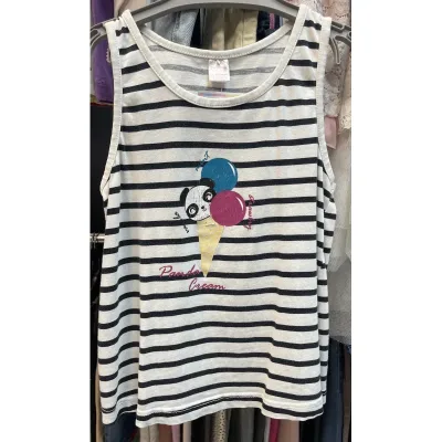 Tricou Bumbac LC Waikiki Alb negru Cu imprimeu pentru Fete 110