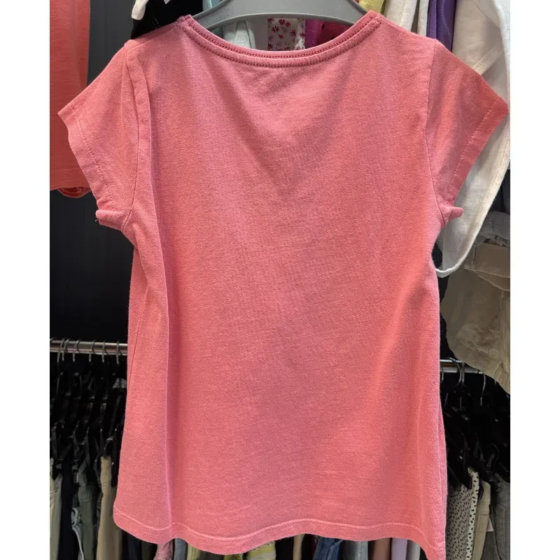 Tricou Bumbac TEX Roz Cu imprimeu pentru Fete 110