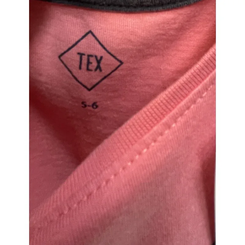 Tricou Bumbac TEX Roz Cu imprimeu pentru Fete 110