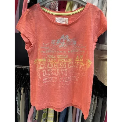 Tricou Bumbac H&M L.O.G.G. Portocaliu Cu imprimeu pentru Fete 110