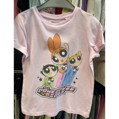Tricou Bumbac Sinsay Trandafiriu Cu imprimeu pentru Fete 110