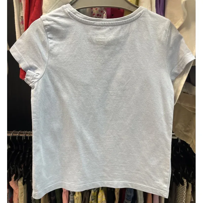 Tricou Bumbac Little Kids Bleu Cu imprimeu pentru Fete 104