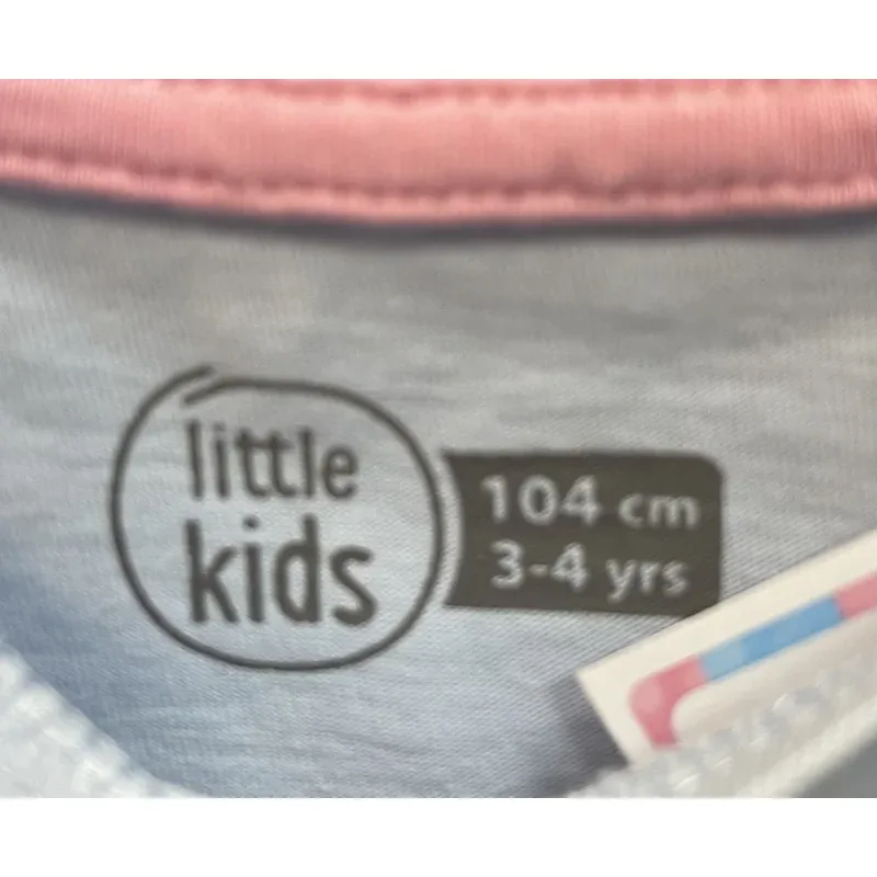 Tricou Bumbac Little Kids Bleu Cu imprimeu pentru Fete 104
