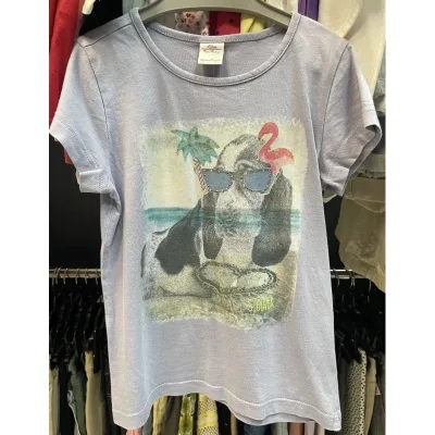Tricou Bumbac s.Oliver Violet Cu imprimeu pentru Fete 116