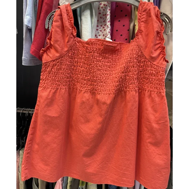 Bluza Bumbac Fără brand Rosu portocaliu Cu imprimeu pentru Fete 104