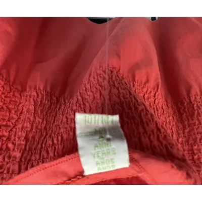 Bluza Bumbac Fără brand Rosu portocaliu Cu imprimeu pentru Fete 104 foto 3