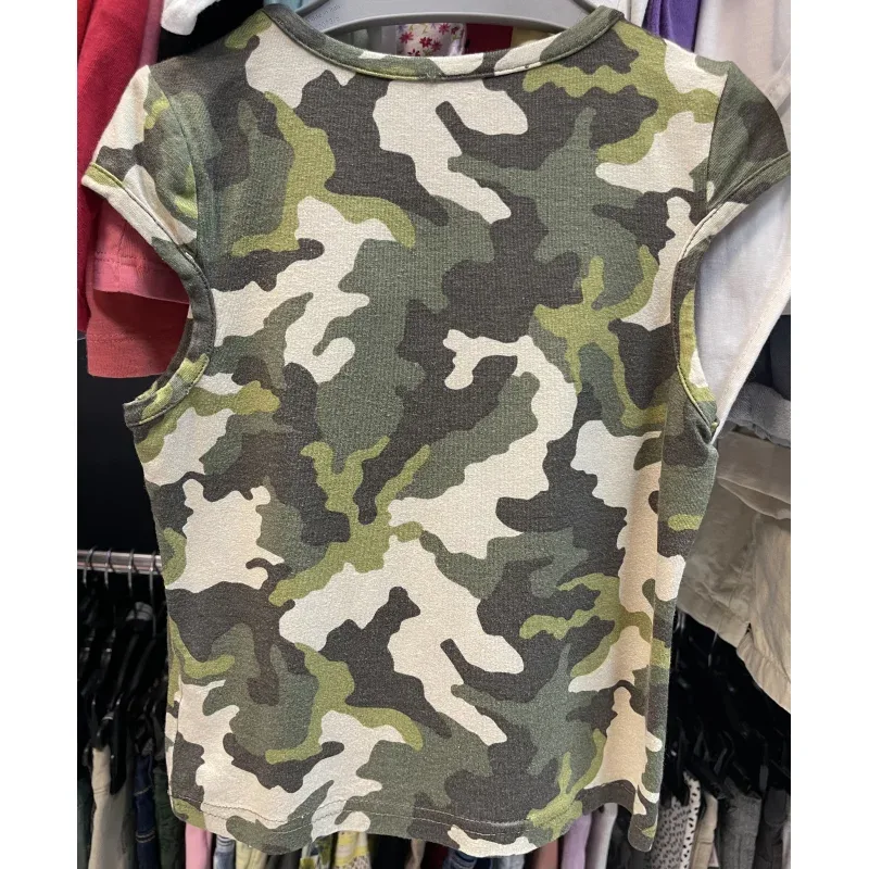 Bluza Bumbac Fără brand Kaki Cu imprimeu pentru Fete 104