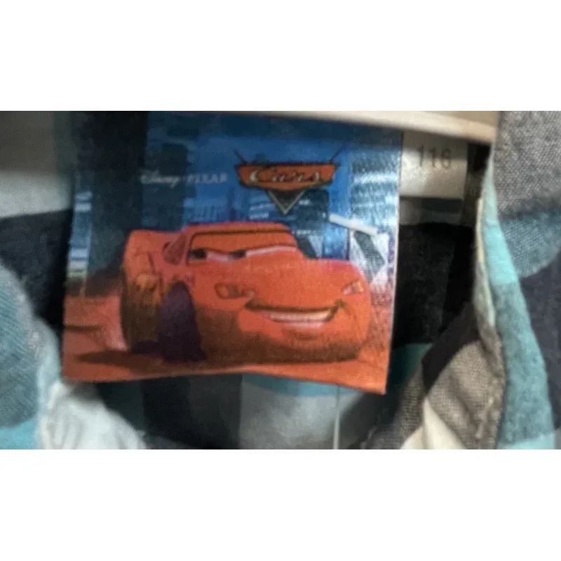Cămăși Bumbac Cars Alb gri turcoaz Cu imprimeu pentru Baieti 116