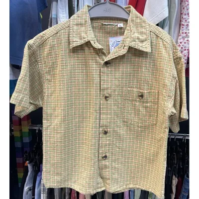 Cămăși Bumbac Fără brand Galben bej Cu imprimeu pentru Baieti 110 foto 1