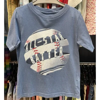 Tricou Bumbac PLACE Albastru Cu imprimeu pentru Baieti 104 foto 1