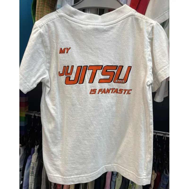 Tricou Bumbac Fără brand Alb Cu imprimeu pentru Baieti 110