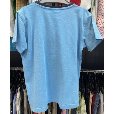 Tricou Bumbac Next Albastru Cu imprimeu pentru Baieti 110 foto 2