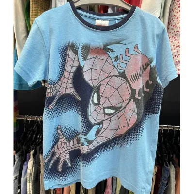Tricou Bumbac Next Albastru Cu imprimeu pentru Baieti 110 foto 1
