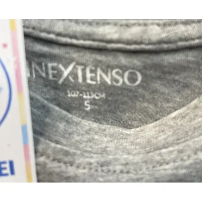 Tricou Bumbac In Extenso Gri Cu imprimeu pentru Baieti 110 foto 3