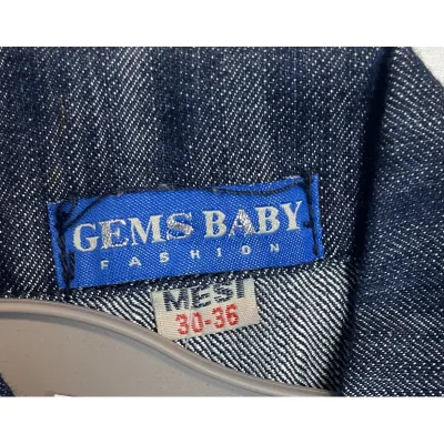 Geaca Denim EDC Brand Albastru Cu imprimeu pentru Baieti 98 foto 3
