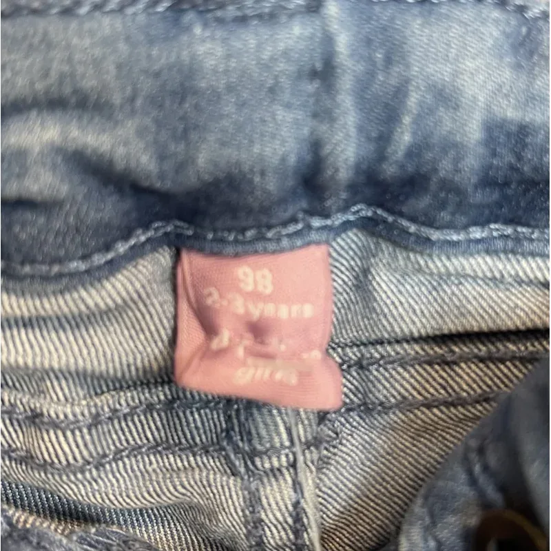 Blugi Denim Dopo Dopo Girls Albastru Cu imprimeu pentru Fete 98