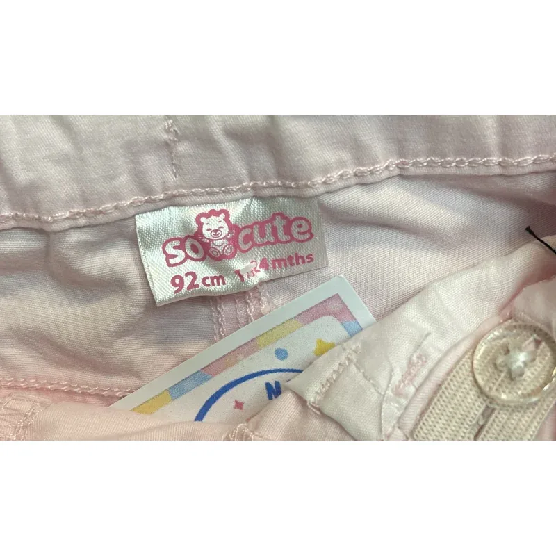 Blugi Bumbac So Cute Trandafiriu Cu imprimeu pentru Fete 92