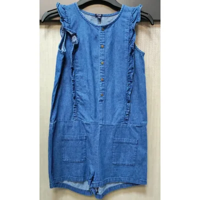 Salopeta Denim Kiabi Albastru pentru Fete 146