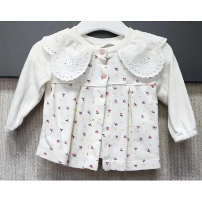 Bluza Bumbac Baby ivoire Cu imprimeu pentru Bebe 62 foto 2