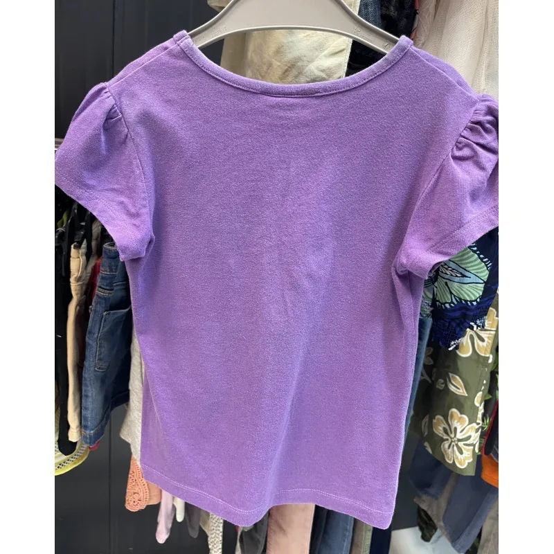 Tricou Amestec materiale Tutto Piccolo Mov pentru Fete 116