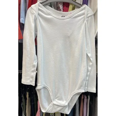 Body Bumbac H&M Alb pentru Baieti 104