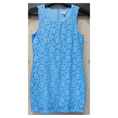 Rochie Amestec materiale s.Oliver albastru pentru Fete 152 foto 2