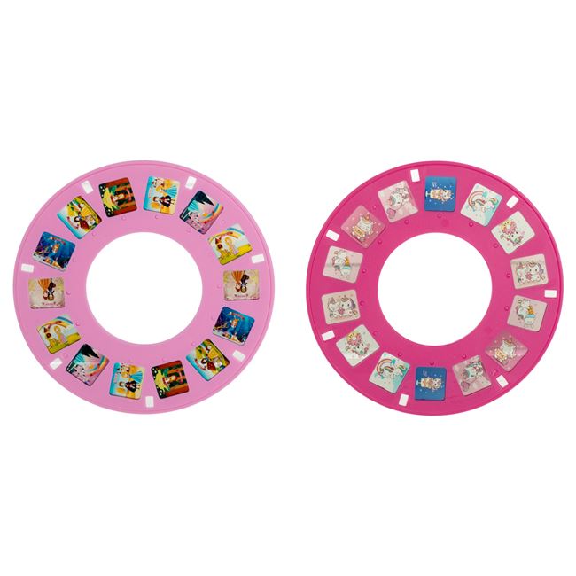 Discuri pentru 3D Viewer cu Model Unicorni & Printese - 2buc