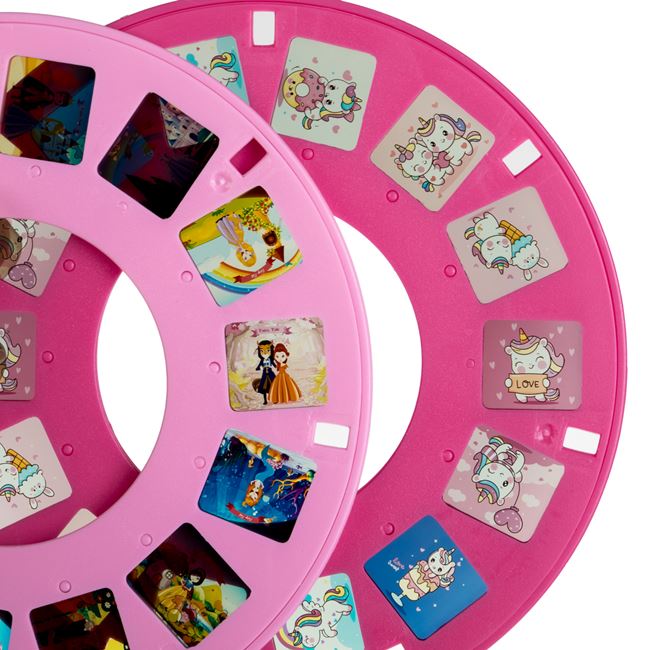 Discuri pentru 3D Viewer cu Model Unicorni & Printese - 2buc foto 2