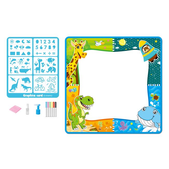 Covoras pentru Desen cu Carioci si Aerograf 80x80cm foto 2