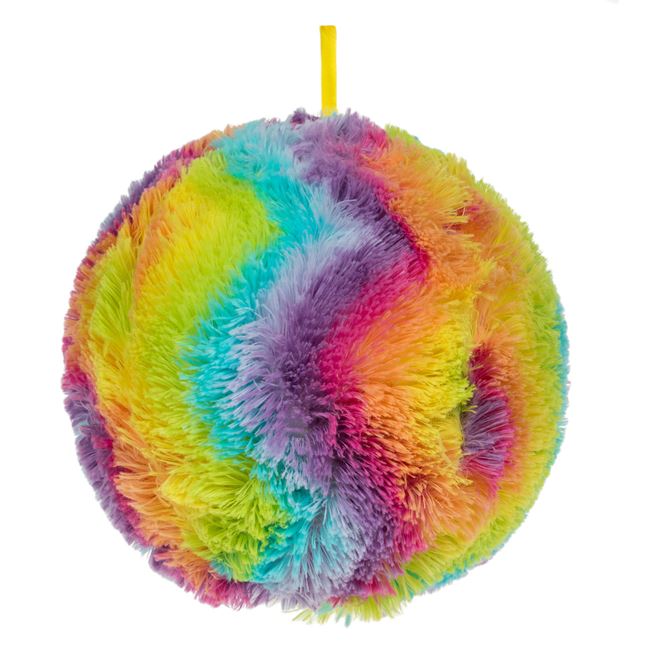 Minge Pufoasa Colorata Monstru cu Ochi 3D 22cm foto 2