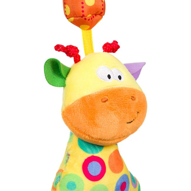 Jucarie Girafa Suspendabila cu Dentitie si Sunet 35cm foto 2