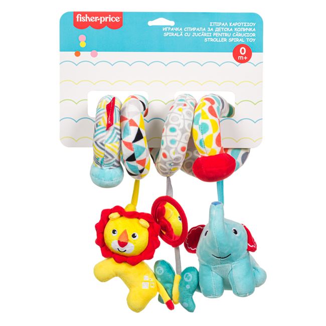 Jucarie pentru Carucior / Patut Spirala Animale Oglinda - Fisher Price foto 2
