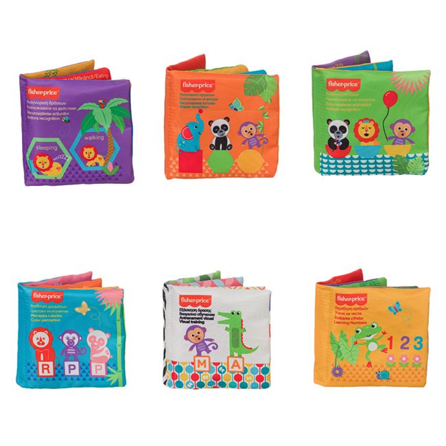 Set Carti Textile Fisher Price - 6buc foto 2