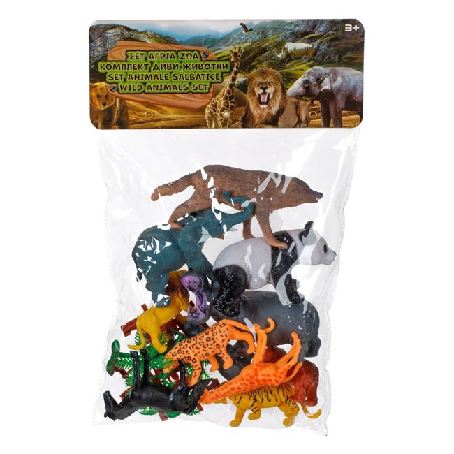 Set Animale Salbatice de Plastic - 16buc foto 2
