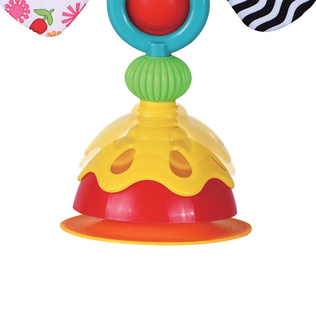 Jucarie cu Ventuza & Activitati Fluture Colorat 26cm foto 2