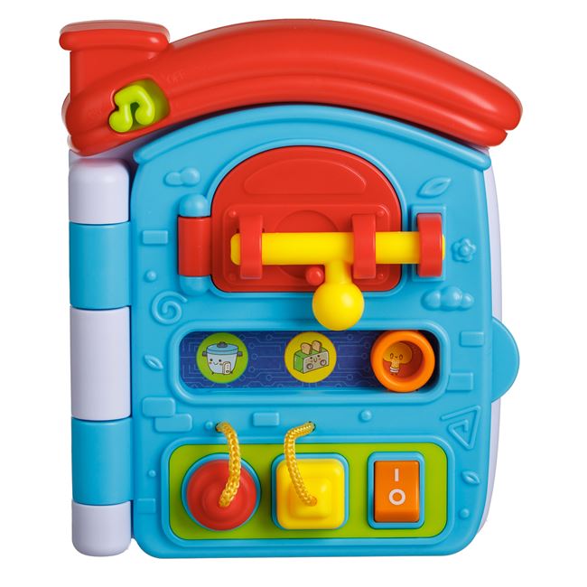 Jucarie Educativa Invat Casa cu Efecte Sonore 15x6x18cm foto 2