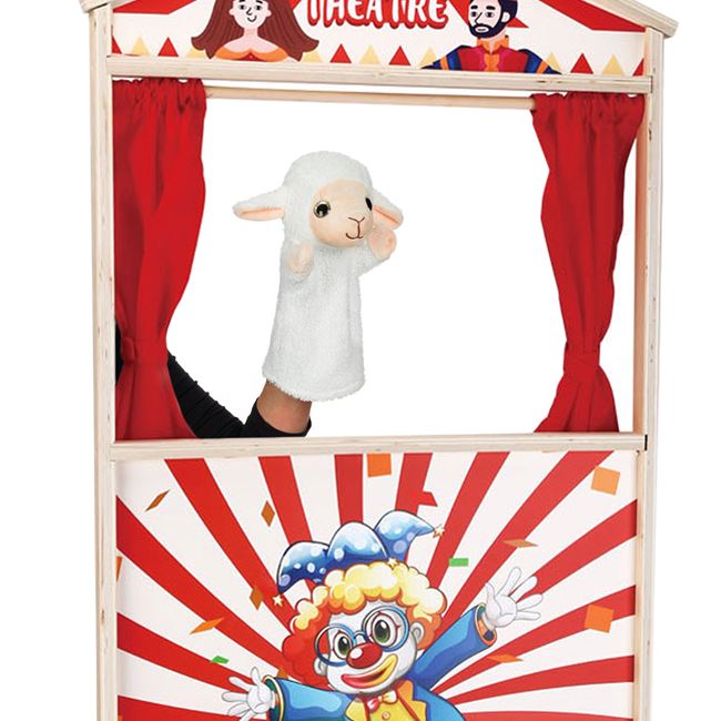 Figurina din Plus Oita Alba pentru Teatru de Papusi 28cm foto 2