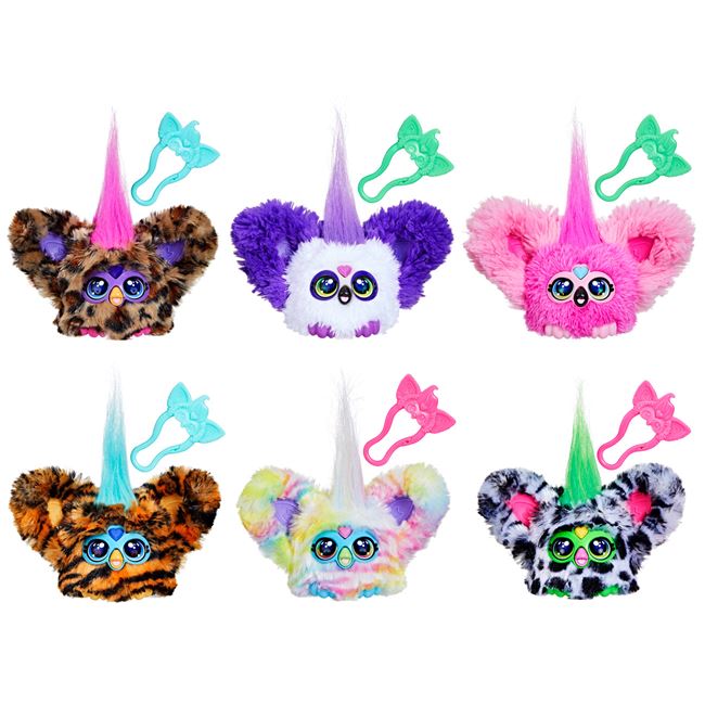 Jucarie de Plus Furby Furblet cu Sunet Ooh-Koo Rock - Hasbro foto 2