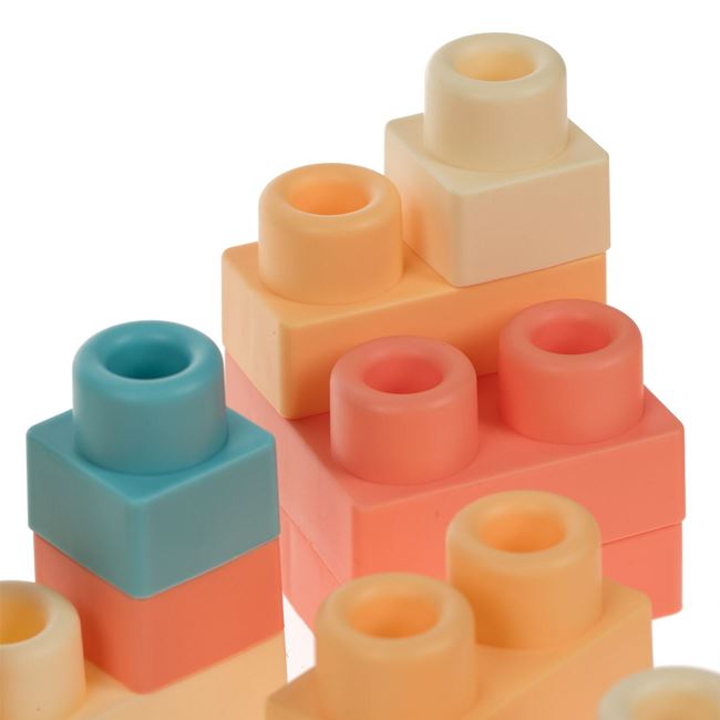 Galeata Scaun cu Cuburi Moi Soft Block - 32 de piese foto 2