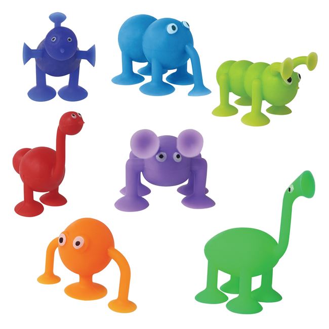 Pop Fidjet Monstri Color din Silicon - 7 buc