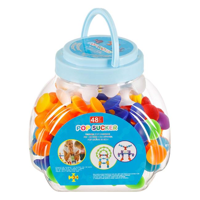 Pop Fidjet Ventuze Colorate 48buc foto 2