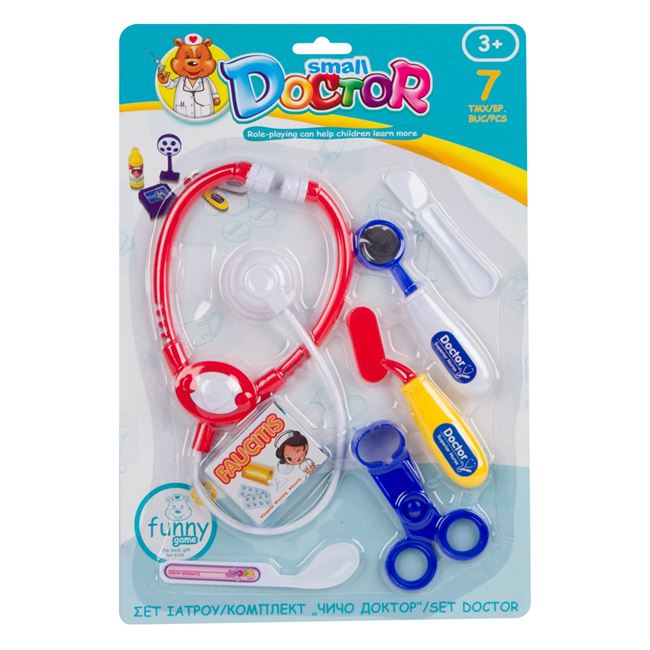 Set de Joaca cu Accesorii de Doctor - 7 piese foto 2