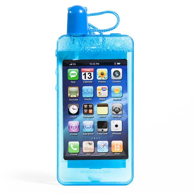 Jucarie Baloane de Sapun iPhone Bleu 13cm - 80ml