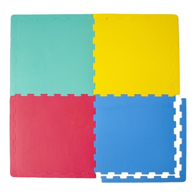 Covor Puzzle Colorat pentru Copii 63x63cm (4 bucati) foto 2