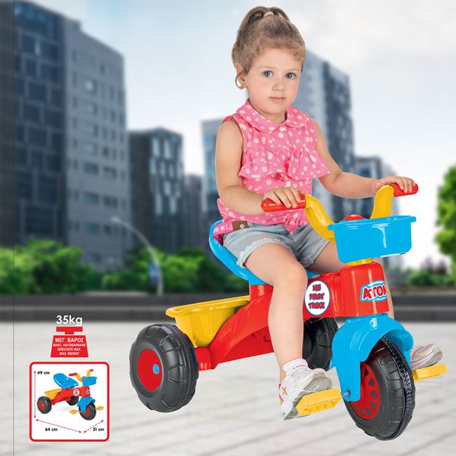 Tricicleta cu Cos pentru Copii foto 2