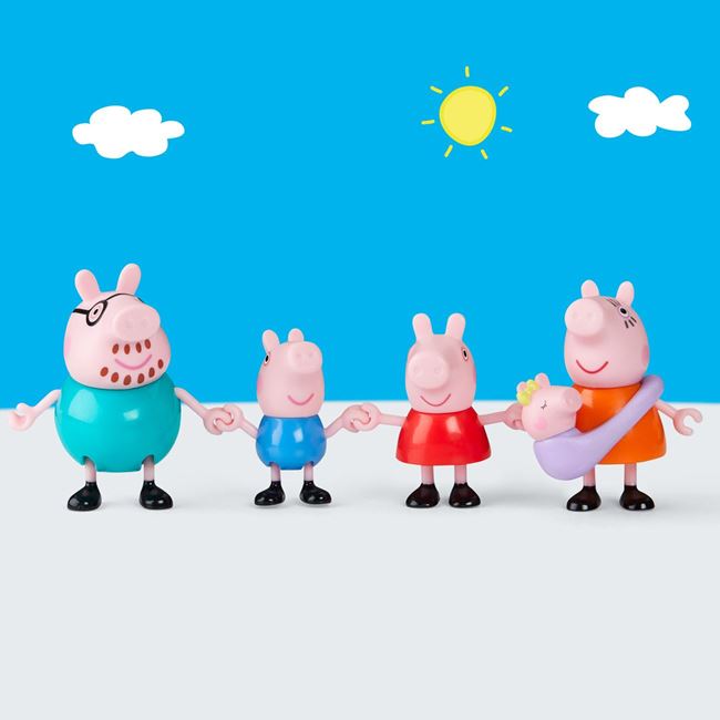 Figurine Peppa Pig Family of 5 - Hasbro foto 2