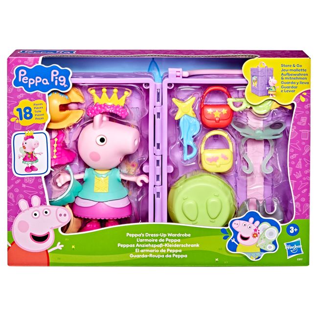 Set de Joaca Garderoba lui Peppa Pig cu Accesorii - Hasbro