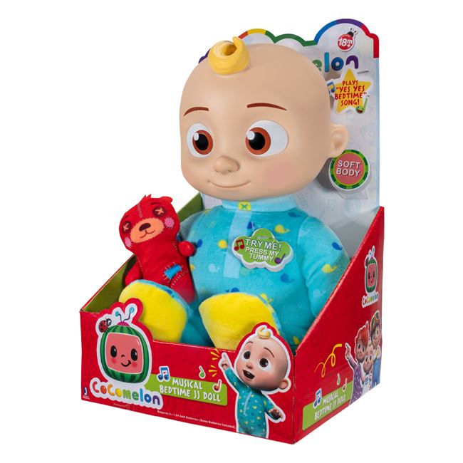Cocomelon Jucarie de Plus JJ Bed Time - Giochi Preziosi foto 2