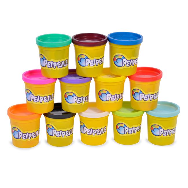Set Plastilina in Pahar DOH 85g - 12buc